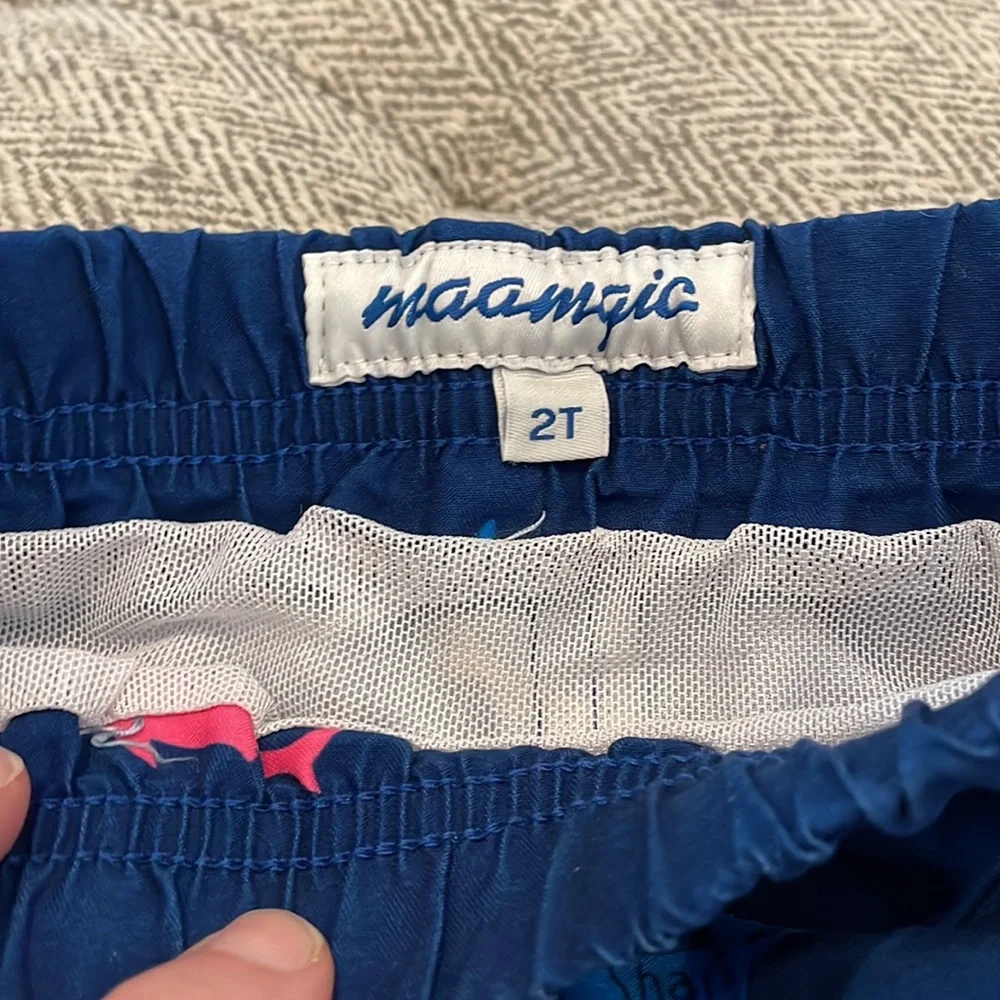 Maamgic swim trunks size 2T
